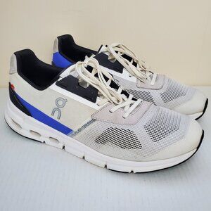 ON CLOUD CLOUDRIFT Men Size 9.5 White Cobalt Athletic Running Shoe Sneaker Swiss